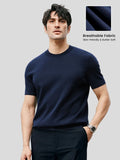 GentleKnit Short Sleeve Knitted T-Shirt