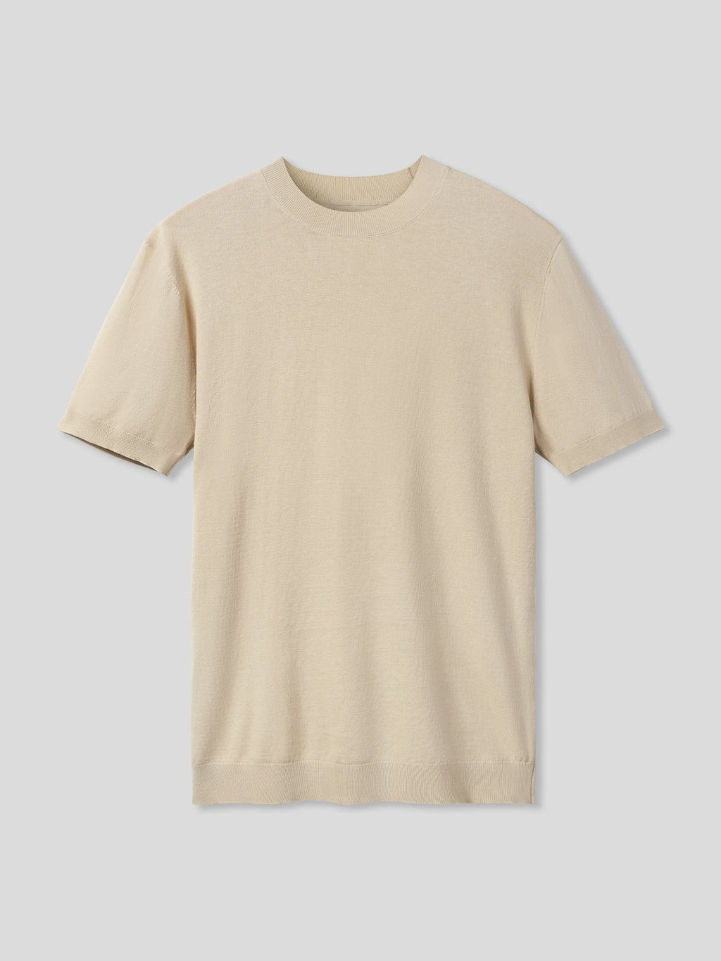 GentleKnit Short Sleeve Knitted T-Shirt